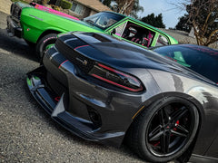 Dodge Charger 2015 Scat Pack & 2016 Scat Pack, Hellcat & 2017 R/T, Daytona, Scat Pack, Hellcat & 2018 GT, R/T, Daytona, Scat Pack, Hellcatwith & 2019 GT, R/T, Scat Pack, Hellcat & 2020 GT, R/T, Scat Pack, Hellcat & 2021 GT, R/T, Scat Pack & 2022-2023 GT, R/T, Scat Pack Non-widebody Aftermarket Parts - Front Lip Carbon Fiber from CMST Tuning