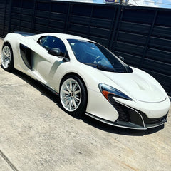 McLaren 650S 2015 2016 with Aftermarket Parts - Front Lip Carbon Fiber / FRP from CMST Tuning