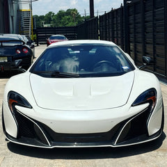 McLaren 650S 2015 2016 with Aftermarket Parts - Front Lip Carbon Fiber / FRP from CMST Tuning