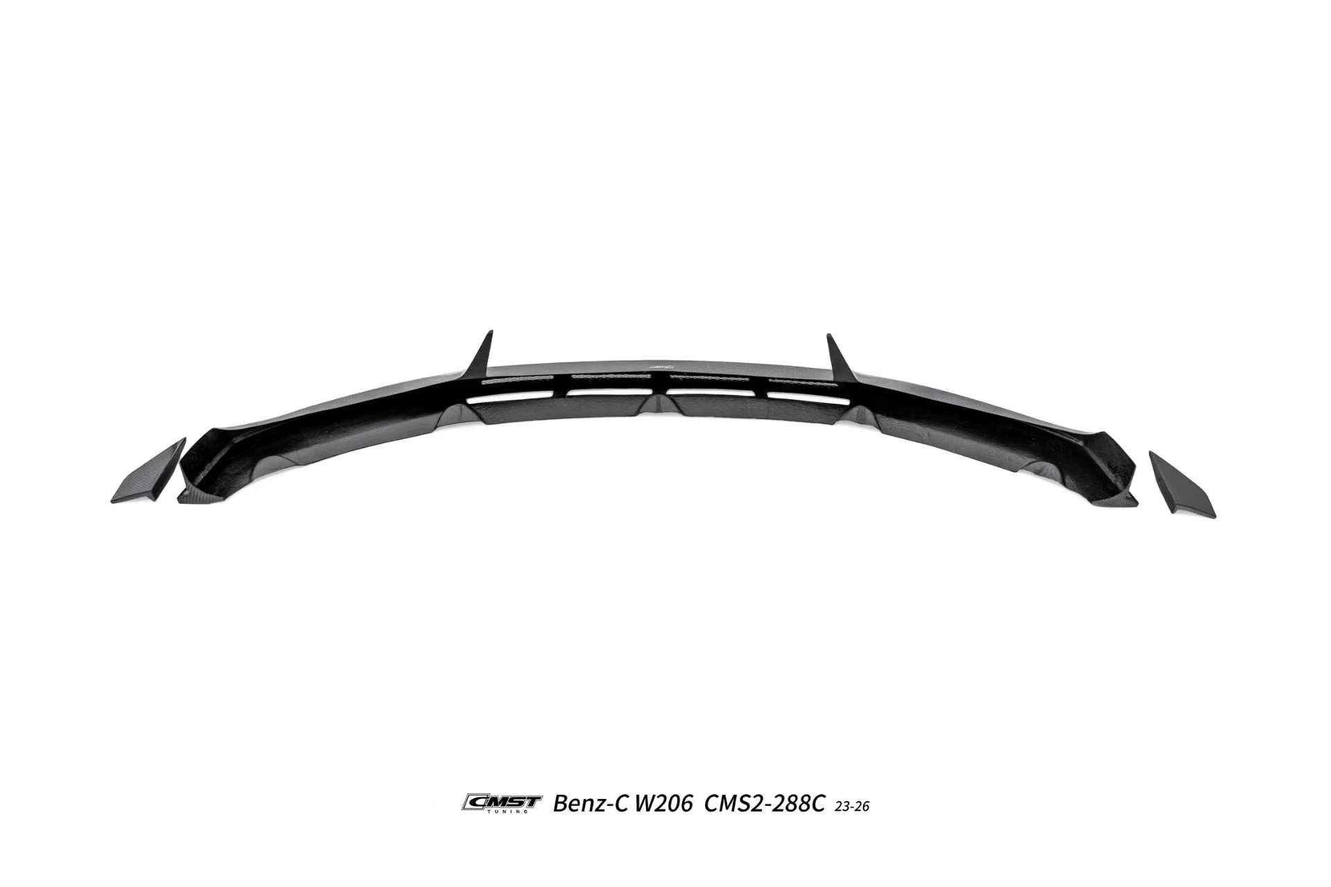 Mercedes Benz C-Class C43 AMG C300 (with sport-package bumper) W206 S206 2021-ON with Aftermarket Parts - Front Lip Carbon Fiber / FRP from CMST Tuning