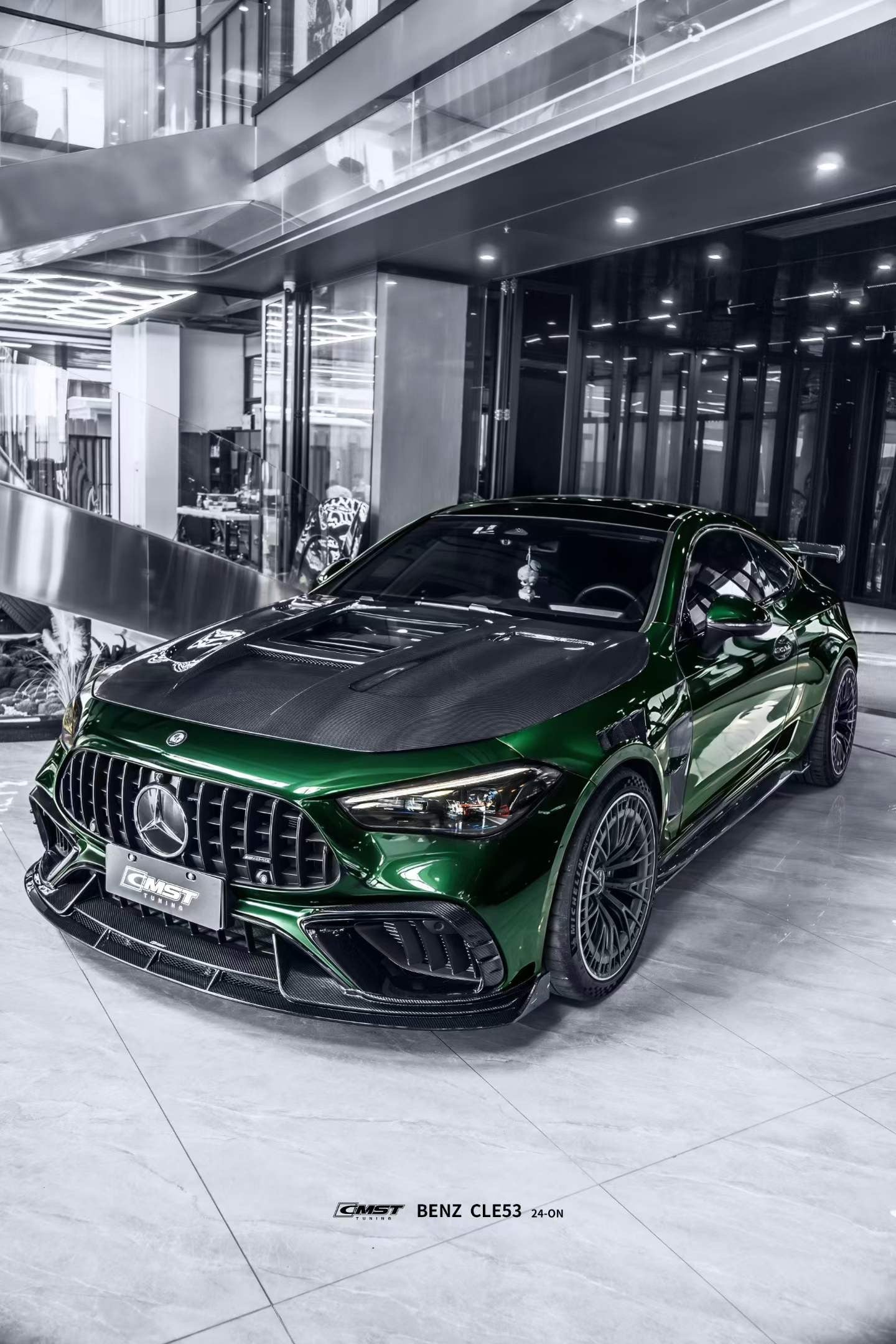 Mercedes Benz CLE-Class AMG CLE 53 / 450 / 300 C236 A236 2024-ON with Aftermarket Parts - Side Skirts Dry Pre-preg Carbon Fiber / FRP from CMST Tuning