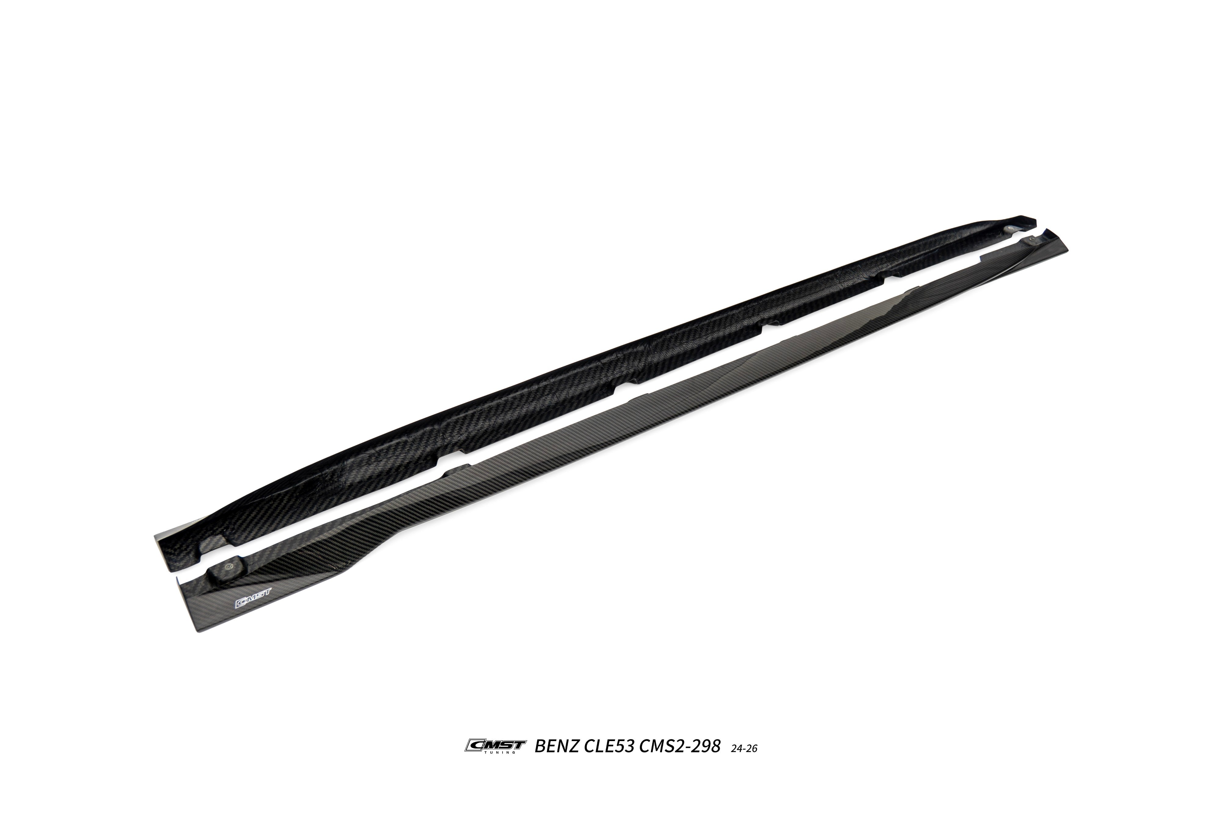Mercedes Benz CLE-Class AMG CLE 53 / 450 / 300 C236 A236 2024-ON with Aftermarket Parts - Side Skirts Dry Pre-preg Carbon Fiber / FRP from CMST Tuning