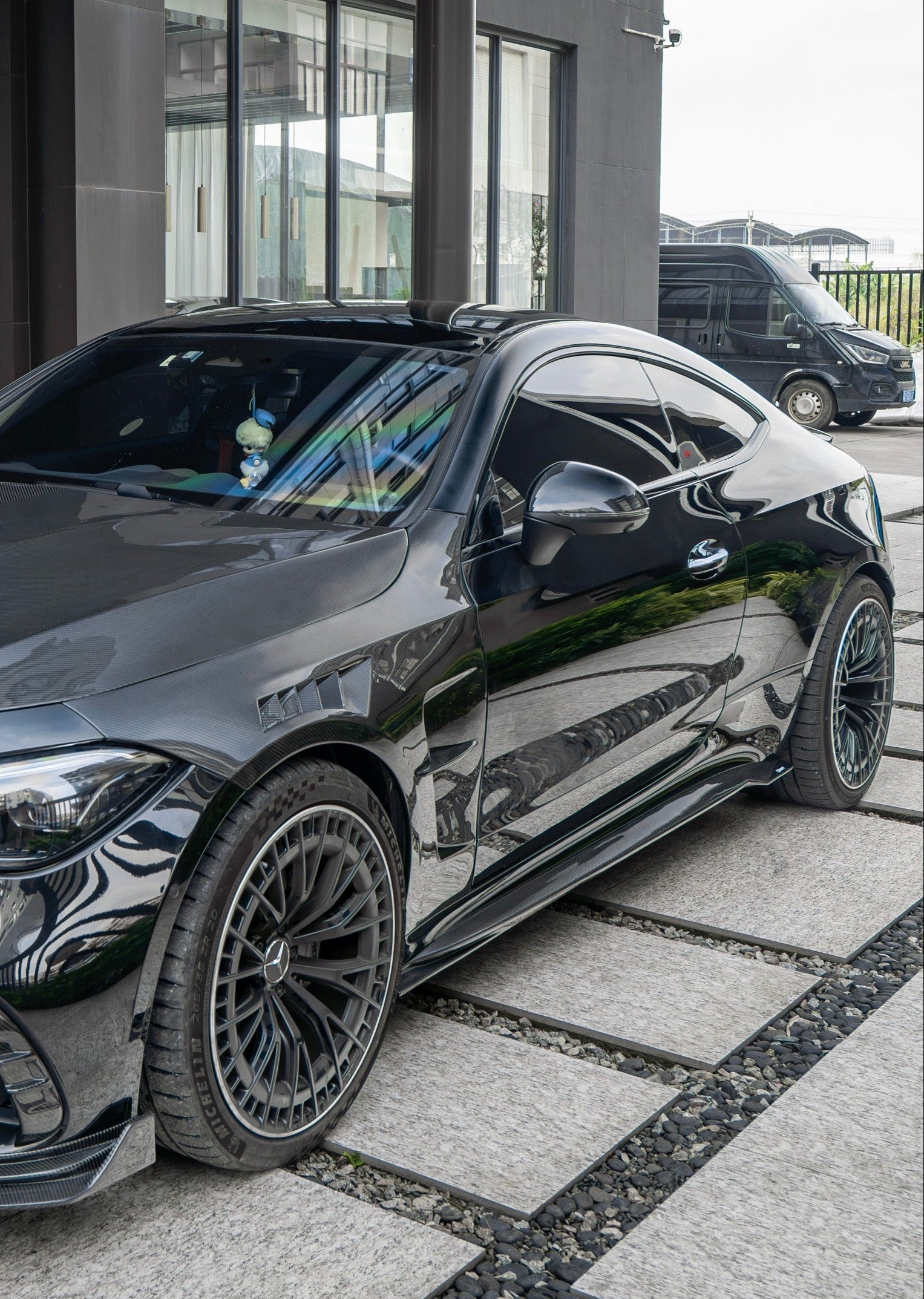 Mercedes Benz CLE-Class AMG CLE 53 / 450 / 300 C236 A236 2024-ON with Aftermarket Parts - Side Skirts Dry Pre-preg Carbon Fiber / FRP from CMST Tuning