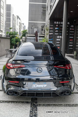 Mercedes Benz CLE-Class AMG CLE 53 / 450 / 300 C236 A236 2024-ON with Aftermarket Parts - Rear Bumper Trim Dry Pre-preg Carbon Fiber / FRP from CMST Tuning