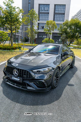 Mercedes Benz CLE-Class AMG CLE 53 C236 A236 2024-ON with Aftermarket Parts - Front Lip Dry Pre-preg Carbon Fiber / FRP from CMST Tuning