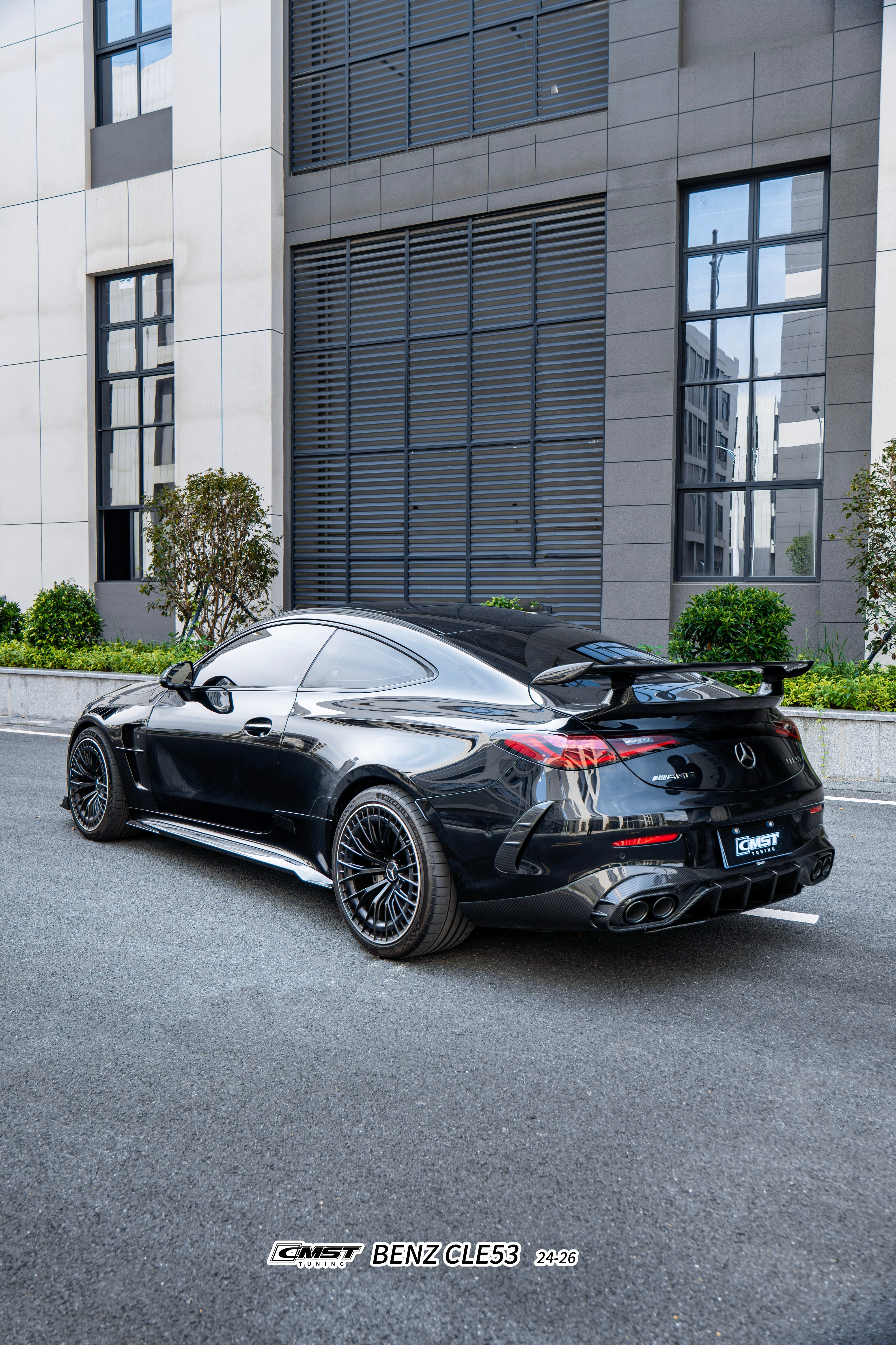 Mercedes Benz CLE-Class AMG CLE 53 C236 A236 2024-ON with Aftermarket Parts - Rear Diffuser Dry Pre-preg Carbon Fiber / FRP from CMST Tuning