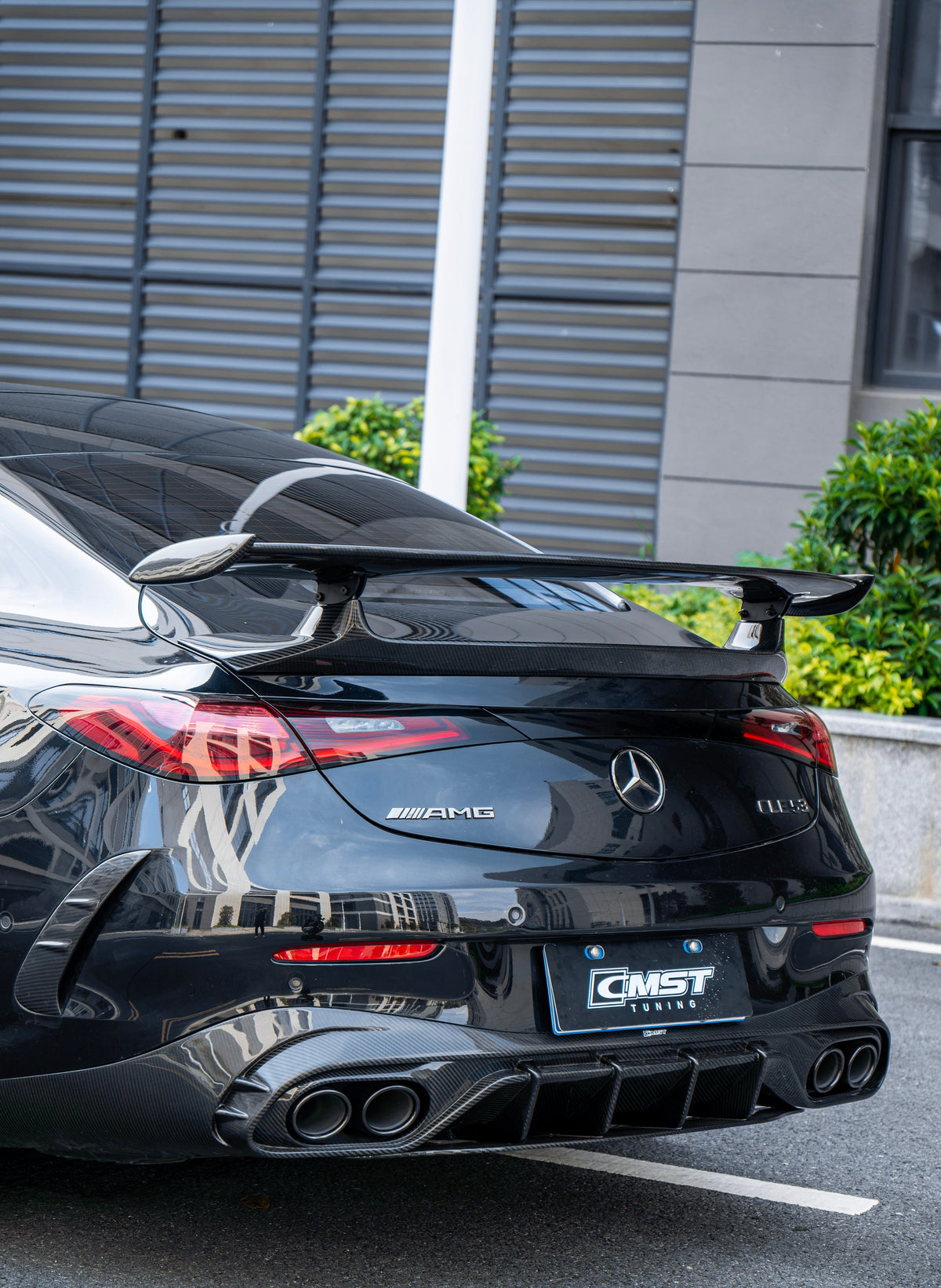 Mercedes Benz CLE-Class AMG CLE 53 C236 A236 2024-ON with Aftermarket Parts - Rear Diffuser Dry Pre-preg Carbon Fiber / FRP from CMST Tuning