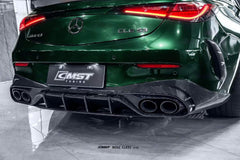 Mercedes Benz CLE-Class AMG CLE 53 / 450 / 300 C236 A236 2024-ON with Aftermarket Parts - Rear Bumper Trim Dry Pre-preg Carbon Fiber / FRP from CMST Tuning
