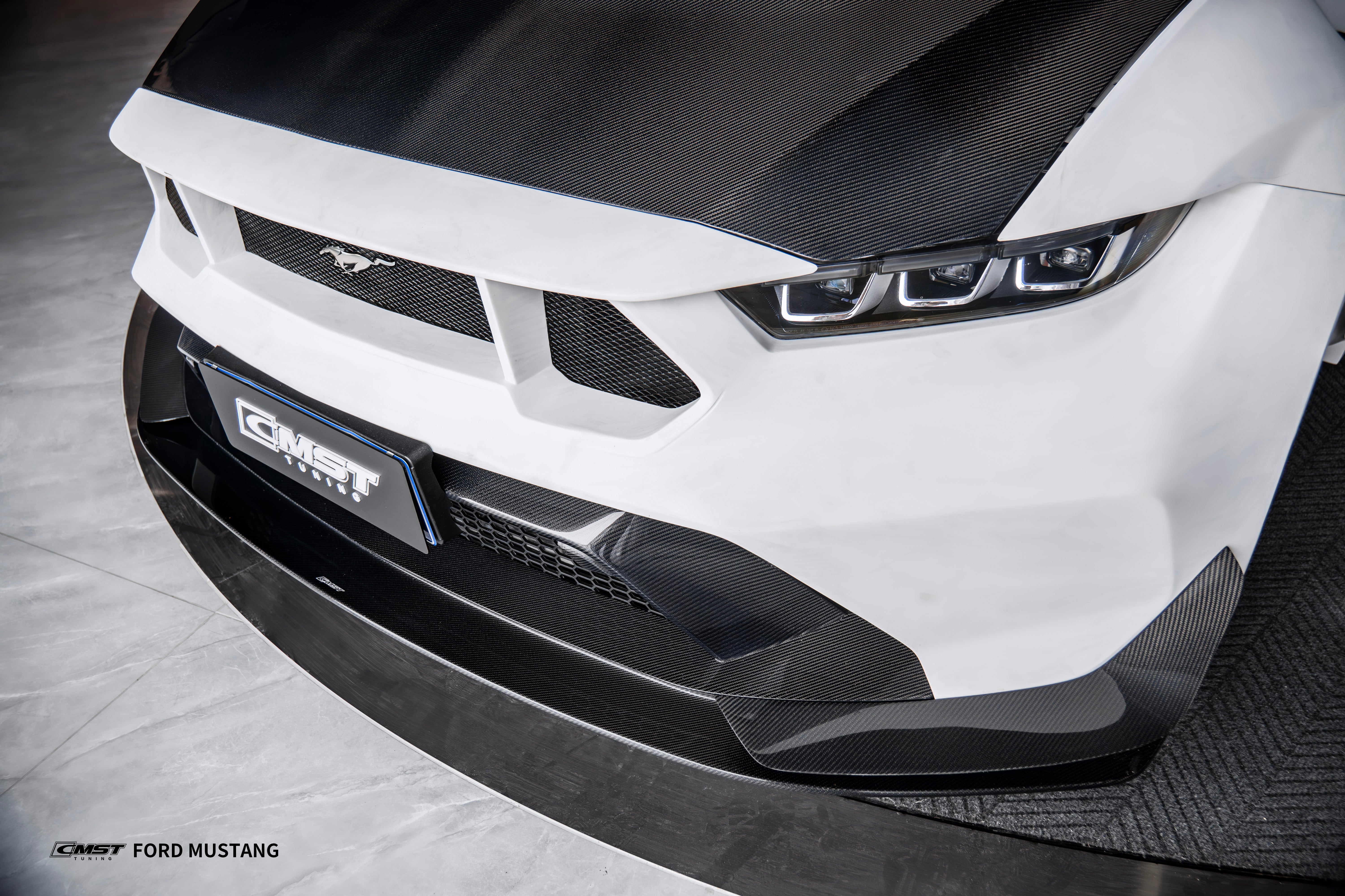 Ford Mustang S650 2.3 Ecoboost 5.0 GT Dark Horse 2024-ON with Aftermarket Parts - GTD Style Full Complete Kit Carbon Fiber / FRP from CMST Tuning