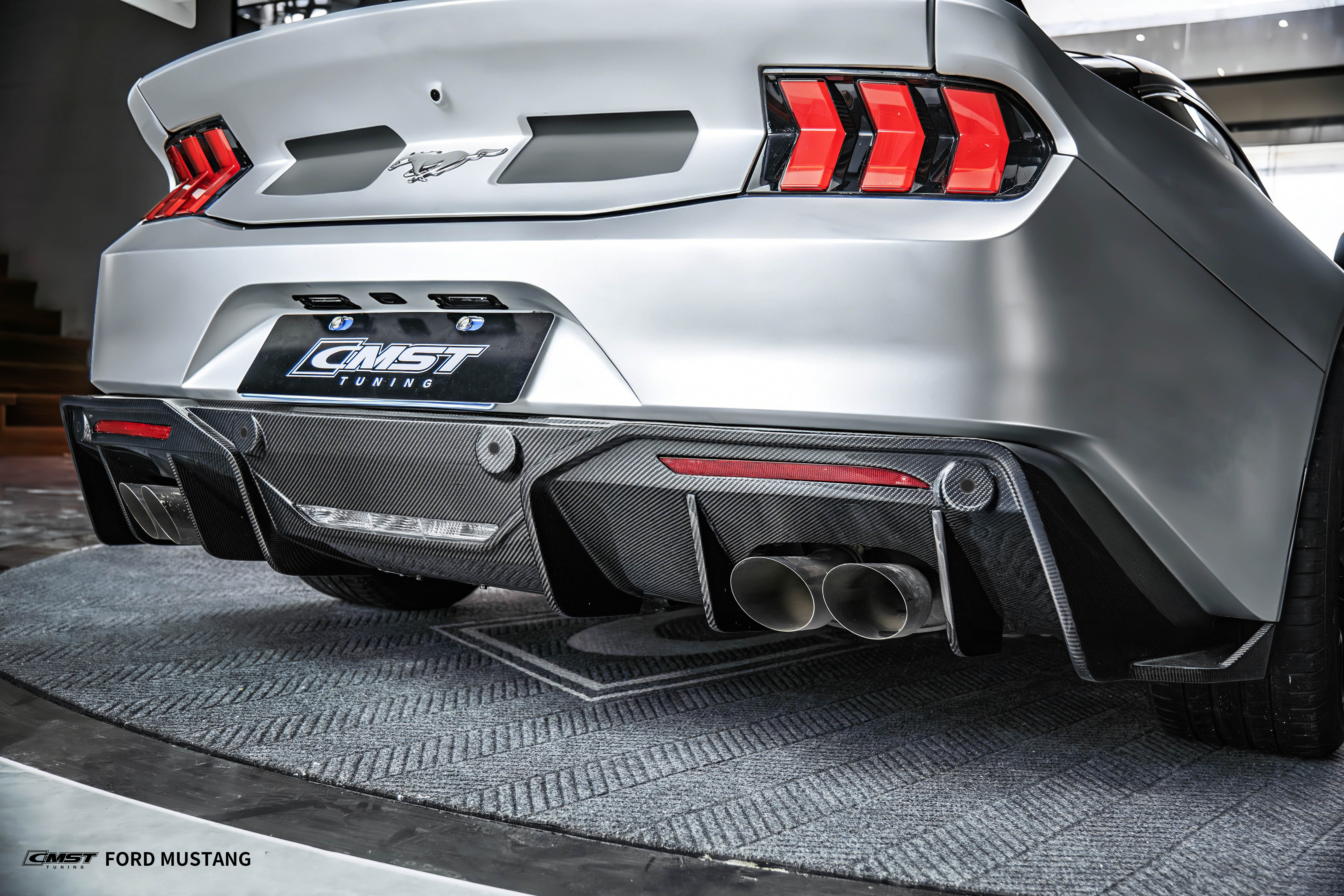 Ford Mustang S650 2.3 Ecoboost 5.0 GT Dark Horse 2024-ON with Aftermarket Parts - GTD Style Full Complete Kit Carbon Fiber / FRP from CMST Tuning
