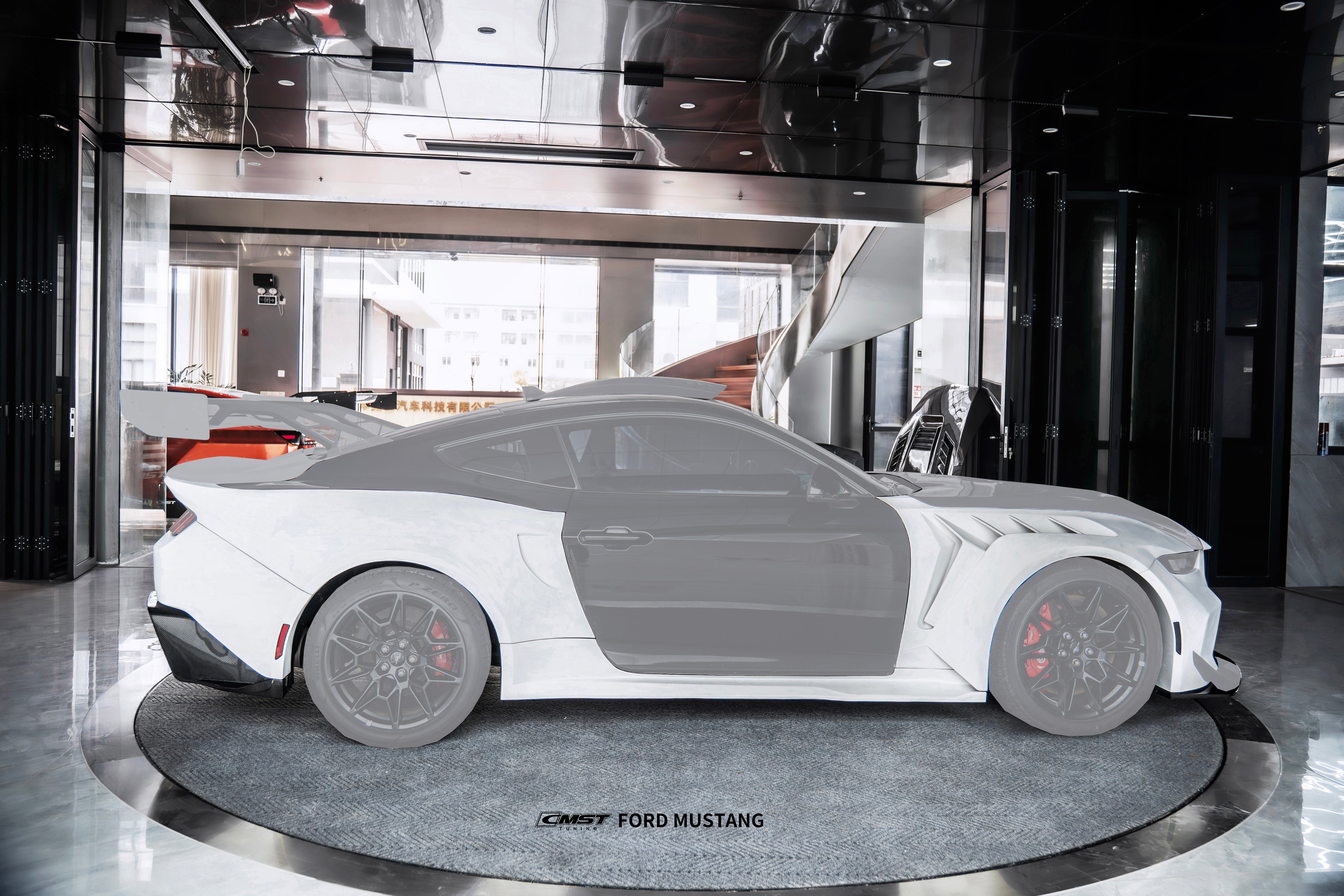 Ford Mustang S650 2.3 Ecoboost 5.0 GT Dark Horse 2024-ON with Aftermarket Parts - GTD Style Full Complete Kit Carbon Fiber / FRP from CMST Tuning