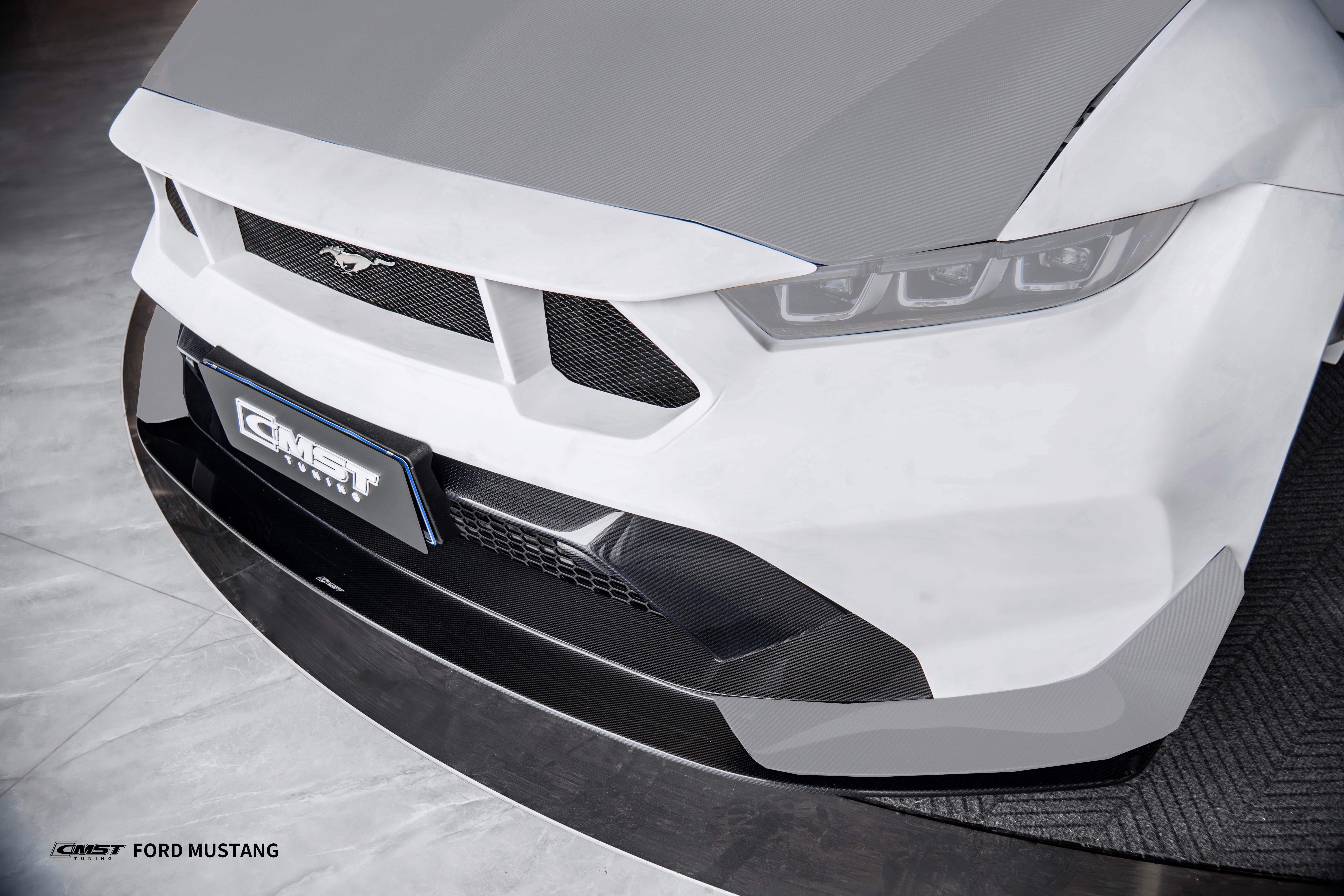 Ford Mustang S650 2.3 Ecoboost 5.0 GT Dark Horse 2024-ON with Aftermarket Parts - GTD Style Full Complete Kit Carbon Fiber / FRP from CMST Tuning