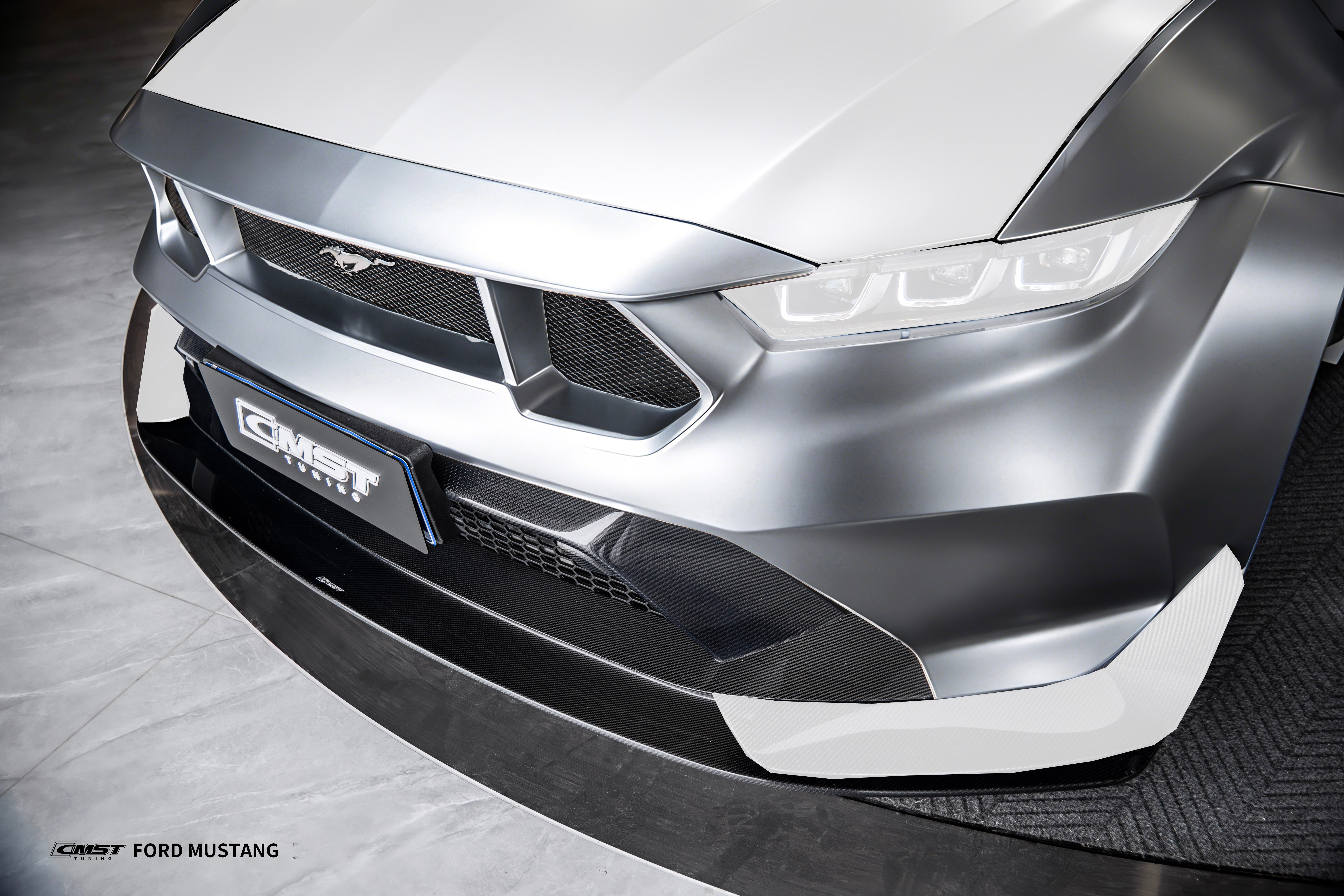 Ford Mustang S650 2.3 Ecoboost 5.0 GT Dark Horse 2024-ON with Aftermarket Parts - GTD Style Full Complete Kit Carbon Fiber / FRP from CMST Tuning