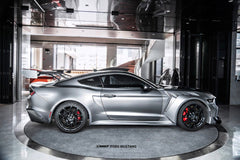Ford Mustang S650 2.3 Ecoboost 5.0 GT Dark Horse 2024-ON with Aftermarket Parts - GTD Style Widebody Front Fenders Carbon Fiber / FRP from CMST Tuning