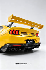 Ford Mustang S650 2.3 Ecoboost 5.0 GT Dark Horse 2024-ON with Aftermarket Parts - GTD Style Rear Ducktail Trunk Lid Carbon Fiber / FRP from CMST Tuning