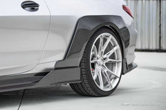 BMW 4 Series M440 430 G22 G23 2020-ON with Aftermarket Parts - HORIZON Rear Quarter Panel Fender Flares Wheel Arches Dry Pre-preg Carbon Fiber / FRP from CMST Tuning