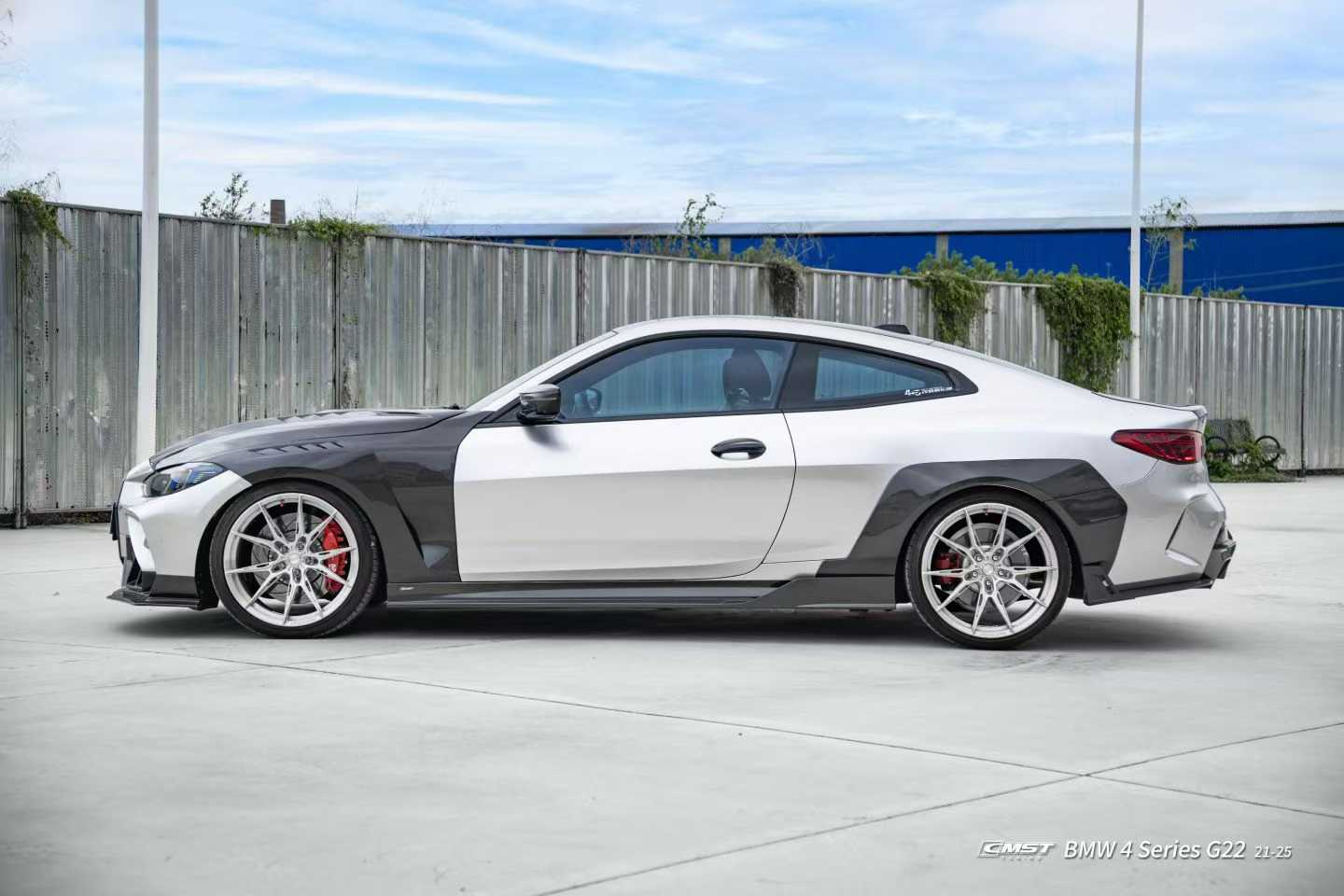 BMW 4 Series M440 430 G22 G23 2020-ON with Aftermarket Parts - Front Fender Dry Pre-preg Carbon Fiber / FRP from CMST Tuning