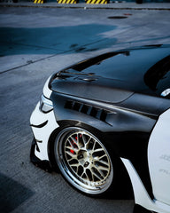 Honda Civic Type-R FL5 2023 2024 with Aftermarket Parts - Front Fenders Pre-preg Carbon Fiber / FRP from CMST Tuning