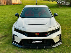 Honda Civic Type-R FL5 2023-ON with Aftermarket Parts - V2 Front Lip Dry Pre-preg Carbon Fiber / FRP from CMST Tuning