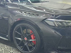 Honda Civic Type-R FL5 2023 2024 with Aftermarket Parts - Front Fenders Pre-preg Carbon Fiber / FRP from CMST Tuning