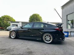 Honda Civic Type-R FL5 2023 2024 with Aftermarket Parts - Side Skirts Pre-preg Carbon Fiber / FRP from CMST Tuning