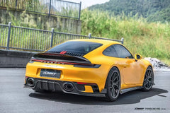 Porsche 992 992.1 Carerra Base/S/T/4/4S/Targa 4/Targa 4S/GTS (Sport Design Aerokit Package only) 2020 2021 2022 2023 2024 with Aftermarket Parts - Rear Diffuser Carbon Fiber/FRP from CMST Tuning