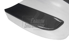 Infiniti Q60 Red Sport 400 Premium Luxe Sport Pure 2017 2018 2019 2020 2021 2022 with Aftermarket Parts - Project Black S Concept Hood Bonnet Carbon Fiber / FRP from CMST Tuning 