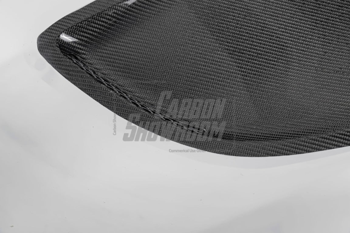 Infiniti Q60 Red Sport 400 Premium Luxe Sport Pure 2017 2018 2019 2020 2021 2022 with Aftermarket Parts - Project Black S Concept Hood Bonnet Carbon Fiber / FRP from CMST Tuning 