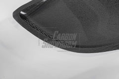 Infiniti Q60 Red Sport 400 Premium Luxe Sport Pure 2017 2018 2019 2020 2021 2022 with Aftermarket Parts - Project Black S Concept Hood Bonnet Carbon Fiber / FRP from CMST Tuning 