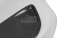 Infiniti Q60 Red Sport 400 Premium Luxe Sport Pure 2017 2018 2019 2020 2021 2022 with Aftermarket Parts - Project Black S Concept Hood Bonnet Carbon Fiber / FRP from CMST Tuning 