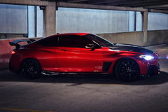 CMST Tuning Project Black S Side Skirts for Infiniti Q60 Red Sport 400/Pure Carbon Fiber/FRP