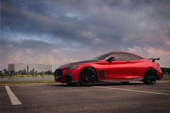 CMST Tuning Project Black S Side Skirts for Infiniti Q60 Red Sport 400/Pure Carbon Fiber/FRP