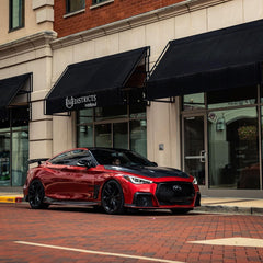 CMST Tuning Project Black S Side Skirts for Infiniti Q60 Red Sport 400/Pure Carbon Fiber/FRP