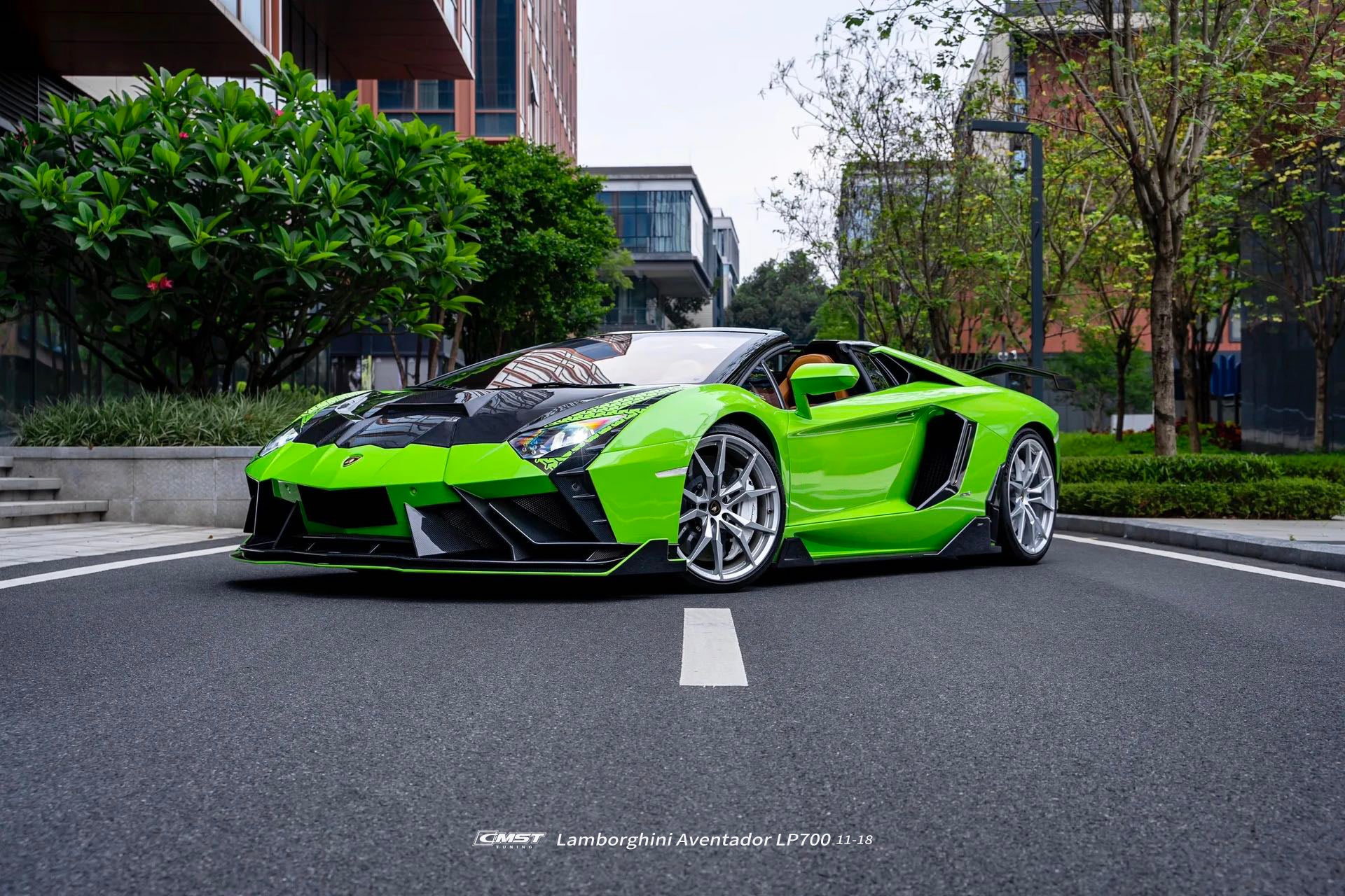 Lamborghini Aventador Base LP700 LP720 S LP740 SV LP750 Ultimate LP780 SVJ LP770 2012 2013 2014 2015 2016 2017 2018 2019 2020 2021 2022 2023 with Aftermarket Parts - Side Skirts Carbon Fiber / FRP from CMST Tuning