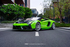 Lamborghini Aventador Base LP700 LP720 S LP740 SV LP750 Ultimate LP780 SVJ LP770 2012 2013 2014 2015 2016 2017 2018 2019 2020 2021 2022 2023 with Aftermarket Parts - Rear Quarter Panel Garnish Flares Carbon Fiber / FRP from CMST Tuning