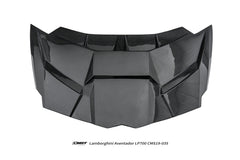 Lamborghini Aventador Base LP700 LP720 S LP740 SV LP750 Ultimate LP780 SVJ LP770 2012 2013 2014 2015 2016 2017 2018 2019 2020 2021 2022 2023 with Aftermarket Parts - V1 Hood Carbon Fiber / FRP from CMST Tuning