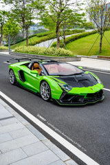 Lamborghini Aventador Base LP700 LP720 S LP740 SV LP750 Ultimate LP780 SVJ LP770 2012 2013 2014 2015 2016 2017 2018 2019 2020 2021 2022 2023 with Aftermarket Parts - V1 Hood Carbon Fiber / FRP from CMST Tuning