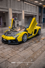 Lamborghini Aventador Base LP700 LP720 S LP740 SV LP750 Ultimate LP780 SVJ LP770 2012 2013 2014 2015 2016 2017 2018 2019 2020 2021 2022 2023 with Aftermarket Parts - V1 Hood Carbon Fiber / FRP from CMST Tuning
