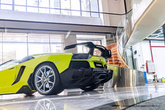Lamborghini Aventador Base LP700 LP720 S LP740 Ultimate LP780 2012 2013 2014 2015 2016 2017 2018 2019 2020 2021 2022 2023 with Aftermarket Parts - Rear Spoiler Wing Carbon Fiber / FRP from CMST Tuning
