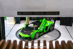 Lamborghini Aventador Base LP700 LP720 S LP740 SV LP750 Ultimate LP780 SVJ LP770 2012 2013 2014 2015 2016 2017 2018 2019 2020 2021 2022 2023 with Aftermarket Parts - V1 Hood Carbon Fiber / FRP from CMST Tuning