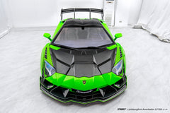 Lamborghini Aventador Base LP700 LP720 S LP740 SV LP750 Ultimate LP780 SVJ LP770 2012 2013 2014 2015 2016 2017 2018 2019 2020 2021 2022 2023 with Aftermarket Parts - Front Lip Carbon Fiber / FRP from CMST Tuning