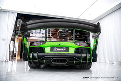 Lamborghini Aventador Base LP700 LP720 S LP740 SV LP750 Ultimate LP780 SVJ LP770 2012 2013 2014 2015 2016 2017 2018 2019 2020 2021 2022 2023 with Aftermarket Parts - Rear Diffuser Carbon Fiber / FRP from CMST Tuning