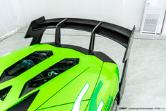 Lamborghini Aventador Base LP700 LP720 S LP740 Ultimate LP780 2012 2013 2014 2015 2016 2017 2018 2019 2020 2021 2022 2023 with Aftermarket Parts - V2 Rear Spoiler Wing Dry Pre-preg Carbon Fiber / FRP from CMST Tuning
