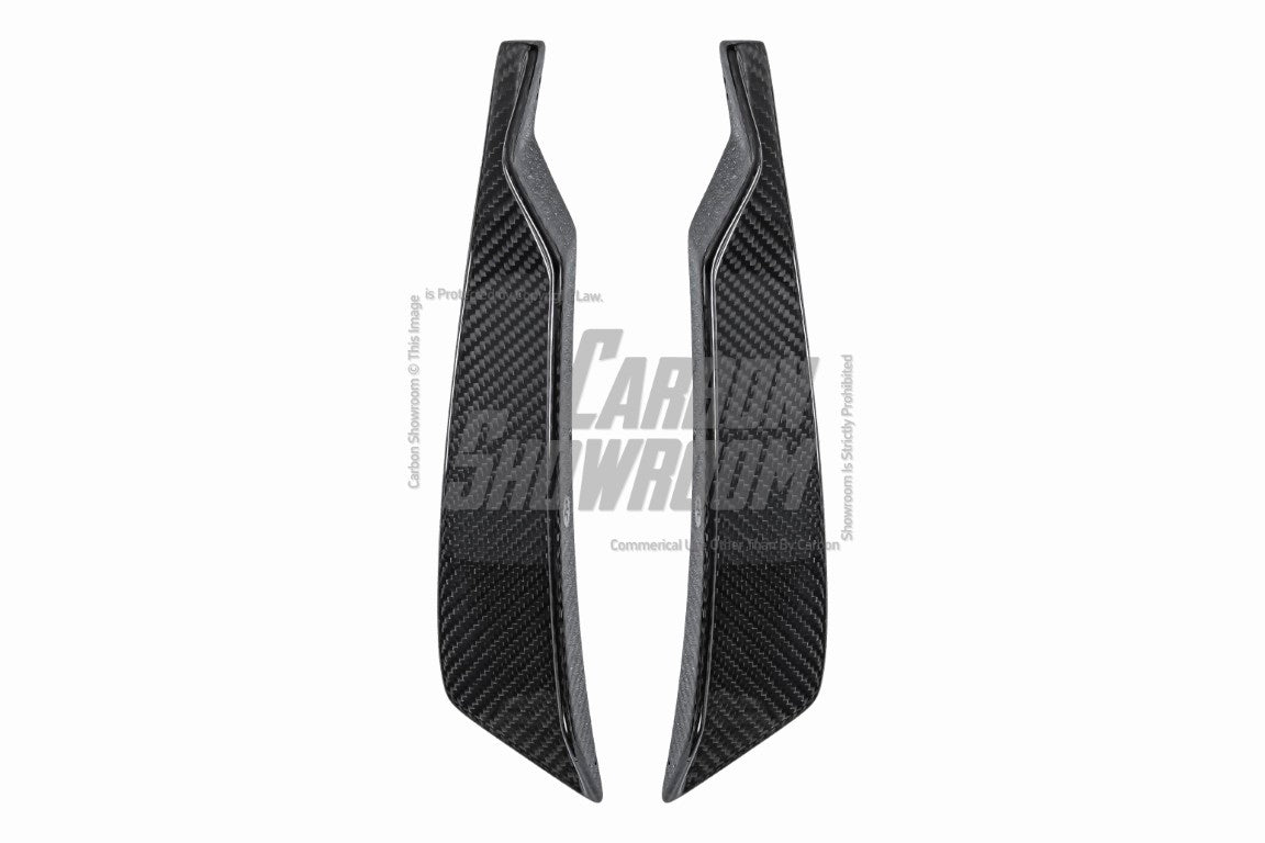 Lamborghini Huracan LP580 LP610 Evo RWD AWD Tecnica Performante 2015 2016 2017 2018 2019 2020 2021 2022 2023 2024 with Aftermarket Parts - Front Canards Dry Pre-preg Carbon Fiber / FRP from CMST Tuning