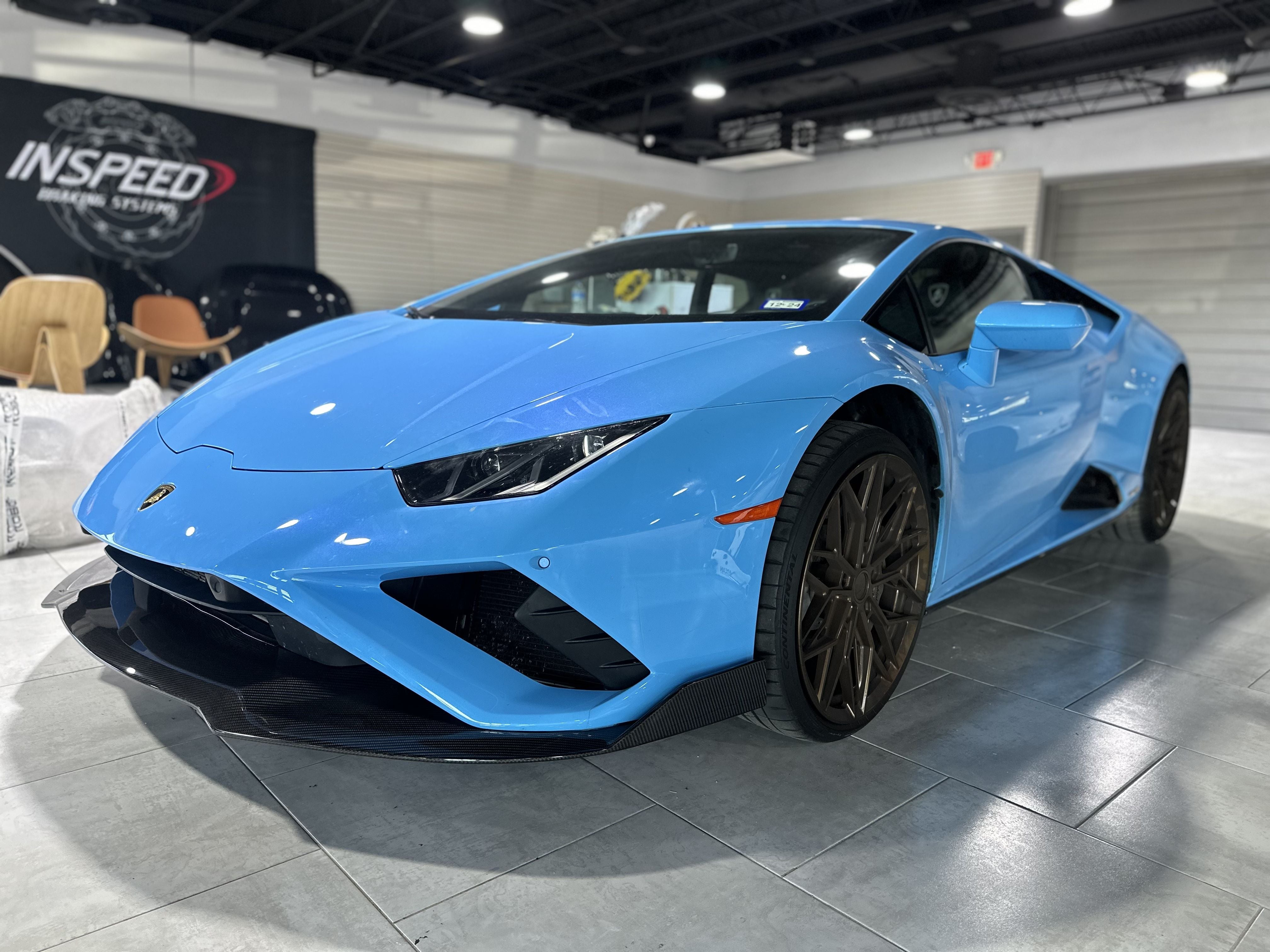 Lamborghini Huracan EVO RWD 2020 2021 2022 2023 with Aftermarket Parts - Front Lip Pre-preg Carbon Fiber?from CMST Tuning