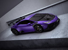 Lamborghini Huracan LP580 LP610 Evo RWD AWD Tecnica Performante 2015 2016 2017 2018 2019 2020 2021 2022 2023 2024 with Aftermarket Parts - Front Bumper & Front Lip Pre-preg Carbon Fiber / FRP from CMST Tuning