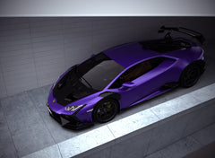 Lamborghini Huracan LP580 LP610 Evo RWD AWD Tecnica Performante 2015 2016 2017 2018 2019 2020 2021 2022 2023 2024 with Aftermarket Parts - Front Bumper & Front Lip Pre-preg Carbon Fiber / FRP from CMST Tuning
