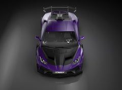 Lamborghini Huracan LP580 LP610 Evo RWD AWD Tecnica Performante 2015 2016 2017 2018 2019 2020 2021 2022 2023 2024 with Aftermarket Parts - Hood Pre-preg Carbon Fiber / FRP from CMST Tuning