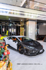 Lamborghini Huracan LP580 LP610 Evo RWD AWD Tecnica Performante 2015 2016 2017 2018 2019 2020 2021 2022 2023 2024 with Aftermarket Parts - Front Bumper & Front Lip Pre-preg Carbon Fiber / FRP from CMST Tuning