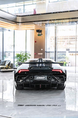 Lamborghini Huracan LP580 LP610 Evo RWD AWD Tecnica Performante 2015 2016 2017 2018 2019 2020 2021 2022 2023 2024 with Aftermarket Parts - Rear Bumper & Rear Diffuser Pre-preg Carbon Fiber / FRP from CMST Tuning